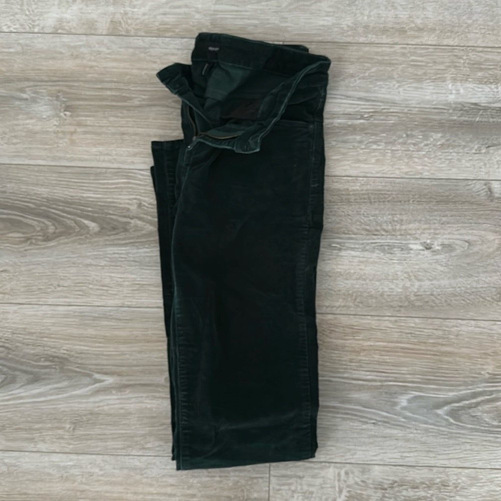 Edyson Corduroy Dark Emerald Green skinny pants - size 29